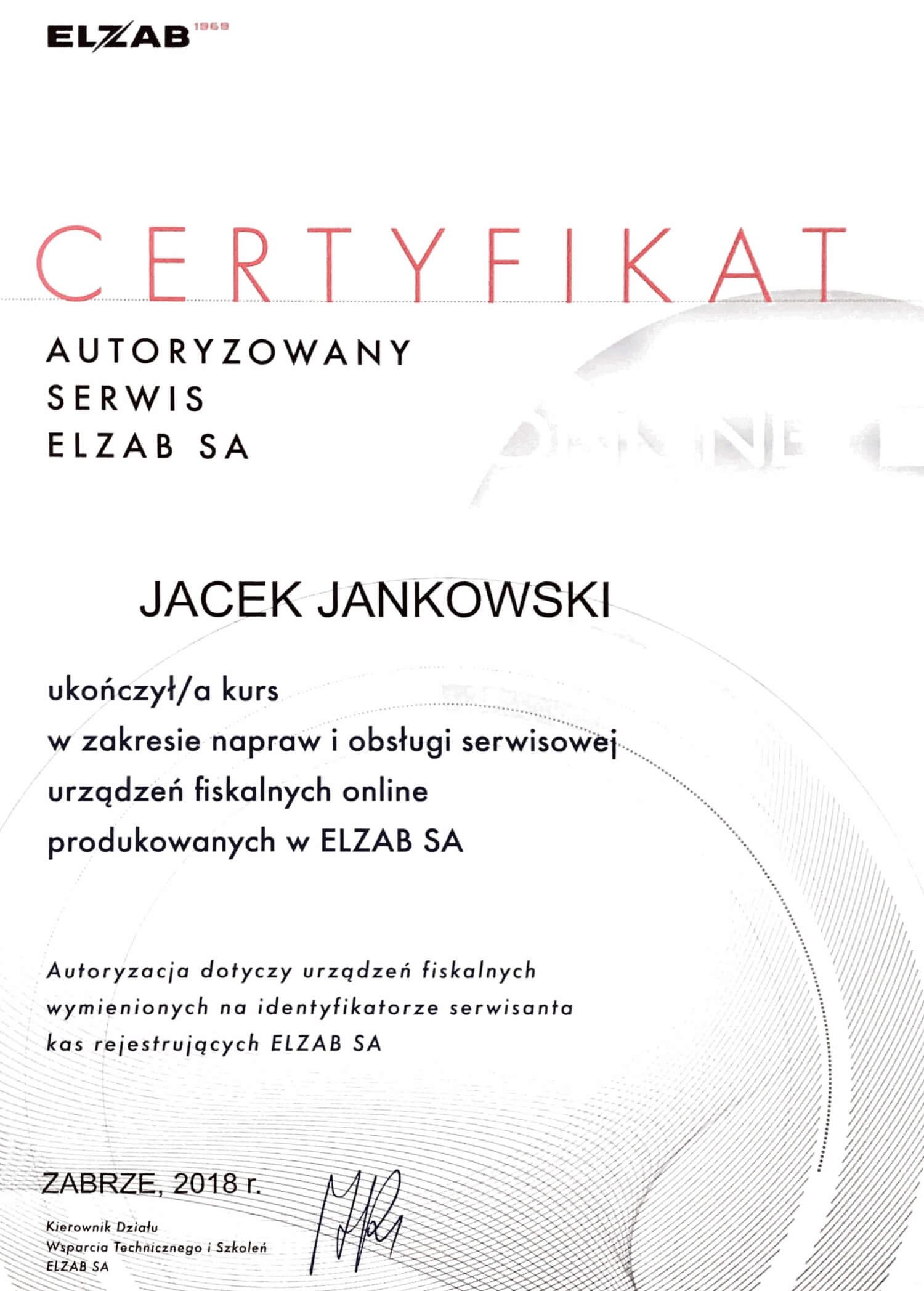 Autoryzowany serwis ELZAB SA